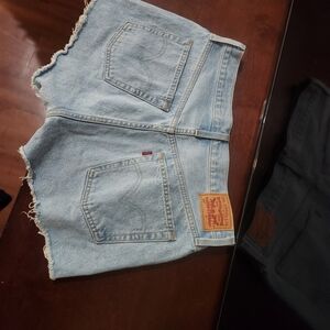 Levi's Classic Light Blue Denim Shorts